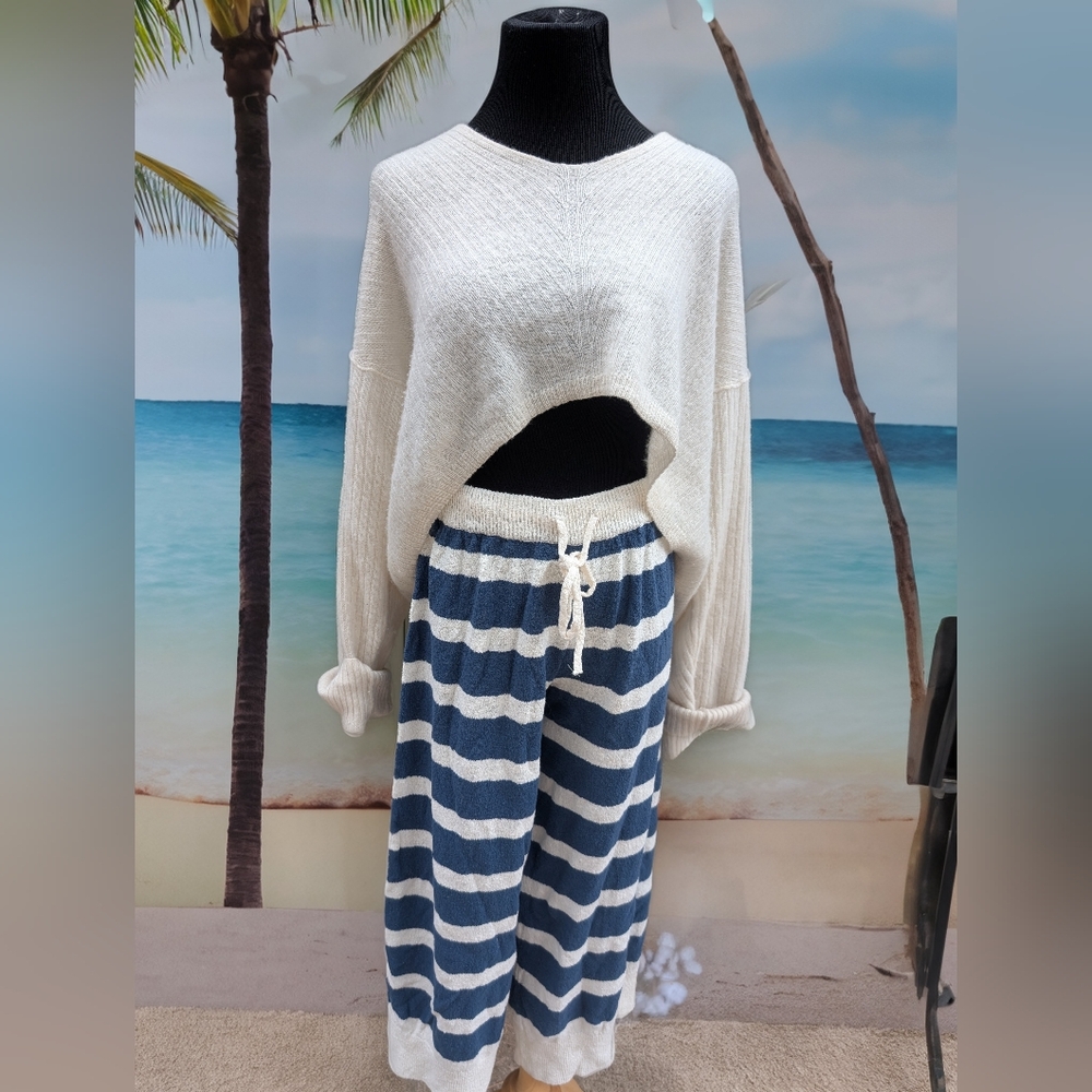 Free People Roberta Striped Sweater Pants